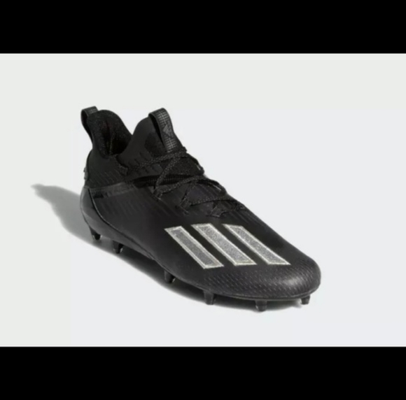 adidas Shoes Adidas Adizero Football Cleats Men Black Silver Eh277